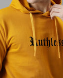 Adro Men'S Cotton Neck Hooded Sweatshirt (H24-Ruth-Mu_Mustard,MustardApparel,2XL