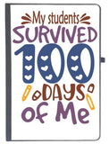 Udnag Ruled Notebook Diary Teacher | My Students Grade Survived 100 Days Of Me, [A5 80Pages 80Gsm]