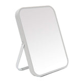 YEAKE Table Desk Vanity Makeup Mirror,8-Inch Portable Folding Mirror with Metal Stand 90Adjustable Rotation Tavel Make Up Mirror