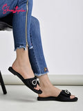 Shoetopia Women'S Girls-Gf-16 Flat Sandal-5 Kids Uk (Girls-Gf-16-Black)-Eu38,Black,5,B0D4VPR2J6