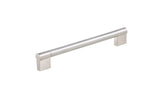 Richelieu Hardware BP527192195 Avellino Collection 7 9/16inch (192 mm) CentertoCenter Brushed Nickel Modern Cabinet and Drawe