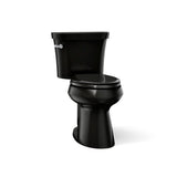KOHLER K-76301-7 Highline Concealed Trapway Comfort Height Two-Piece Elongated 1.28 GPF Toilet with Class Five Flush Technology 