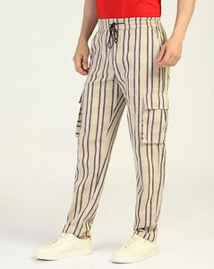 Toplot Men'S Regular Casual Pants (Strip-Trouser-5206-Beige-32_Beige,Beige,32,B0DJKWX9RG