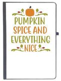 Udnag Ruled Notebook Diary Halloween | Pumpkin Spice And Everything Nice, [A5 80Pages 80Gsm]
