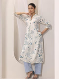 Libas Women'S Cotton Blend Straight Kurtas (29423O_Blue_L)