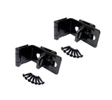 QCAA 90 Degree Angle HASP and Swivel Staple, 4-1/2, Steel, Black, 2 Pack, Made in Taiwan