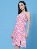 Oomph! Women'S Western & Fusion Wear Dresses For Women, Pink - Md653