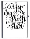 Udnag Ruled Notebook Diary Every Day Is Fresh Start, [A5 80Pages 80Gsm]