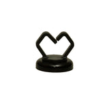 Mag Daddy 1/2 Inch Black Magnetic Cable Holder, Strong Polymer Cable Holder, 10 lbs Pull Strength, UL Listed, 10 Pieces/Bag