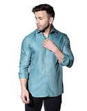 Dhruvi Trendz Mens Cotton Blend Men'S Casual Shirt Regular Fit Western (Dt-Ms-6017_Rama_L)