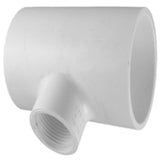 CHARLOTTE PIPE 3/4 x 3/4 x 1/2 SCH 40 RED TEE SXSXFPT Pressure (25 Unit Box)