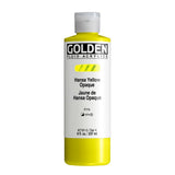 Golden Fluid Acrylics Hansa Yellow Opaque 8 oz bottle