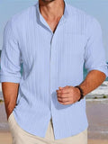 Leriya Fashion Men'S Solid Regular Fit Shirt (Lf-Ms-6242_Blue,BlueApparel,XL