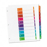 Ready Index ExtraWide Dividers in Multi [Set of 2] Tab Style: 10