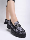 Shoetopia Printed Casual Black Loafers For Women & Girls /Uk5-Eu38,Black,5,B0CK5L4FNL
