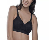 Trylo Women'S Cotton Non-Wired Bra (Krutikachikan-137_Black_34D),Black,34,B00R8G4J2O