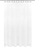 Barossa Design Frosted Shower Curtain Liner 69 x 70 with 3 Magnets - Waterproof PEVA Shower Liner for Bathroom/Stall, PVC Free, 