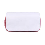 Chashaobo 2 PCS Customizable Heat Transfer Blank Pencil Case Pen Bag Sublimation Printable Cosmetic Bag with Zipper DIY Custom B