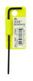 Bondhus 1/16 Ball End LWrench Tagged & Barcoded