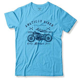 Adro Men'S Regular Fit T-Shirt (Rnr-M-Ame-Mi-L_Mint_Large)