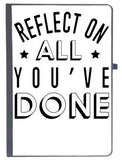 Udnag Ruled Notebook Diary | Reflect On, [A5 80Pages 80Gsm]