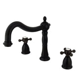 Kingston Brass Ks1345Bx Metropolitan Roman Tub Faucet, Oil Rubbed Bronze, 10.94 X 8.56 X 9