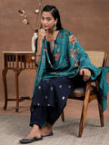 Libas Women'S Silk Blend Printed Kurta Set (36892 Blue Blue S