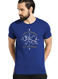 Adro Die With Memories Not With Dreams Mens Cotton Printed T-Shirt (R21-M-Die-Rb_Royal Blue_Xl)