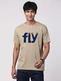 ADRO Fly Mens Printed T-Shirts (RN23-M-FLY-BE_Beige_2XL)