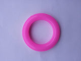 Plastic Curtain Rings Eyelet Rings (1.5 Inches) with Lock Pink Colour, Pack of 16 Pcs