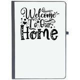 Udnag Ruled Notebook Diary Family | Welcome To Our Home, [A5 80Pages 80Gsm]