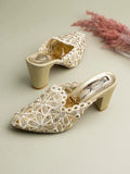 Shoetopia Girls Bantu-470 Golden Heeled Sandal - 3 Uk (Girls-Bantu-470-Golden),Golden,3,B0CQK2X21P