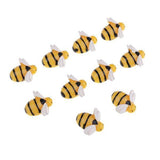 ATORSE 20x10 Pieces Bee Shape Resin Flatback Embellishment DIY Phone Case Decoration