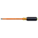 Klein Tools 6037INS Insulated Screwdriver, #2 Phillips, 7Inch Round Shank, Made in USA