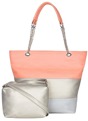 Adisa Women'S Handbag (Set Of 2 Peach1),Peach1,,B0C9Y23KBV