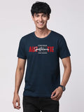Adro Men'S Graphic Printed 100% Cotton T-Shirt - Regular Fit, Printed T-Shirts For Men (Rn24-Spt-Sb_Teal_L)