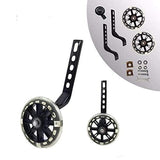 HUWAY training wheels flash mute wheel bicycle stabiliser mounted Kit compatible for bikes of 12 14 16 18 20 Inch