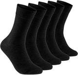 Zibell Mens Crew Socks Mid Calf Socks Lightweight Casual Socks Workout Socks