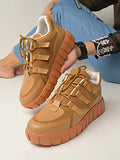 Shoetopia Girls Jm-51 Tan Sneaker - 7 Uk (Girls-Jm-51-Tan),Tan,7,B0CQK3QWN1