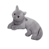 Kisangel Plush Cat 1pc Plush Cat Stuffed Animal Cats That Look Real Plush Stuffed Toy Cat for Babies Boys& Girls (Grey) Stuffed 