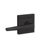 Schlage Custom FC21 ELR 622 ULD Eller Lever with Upland Trim Hall-Closet and Bed-Bath Lock, Matte Black