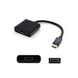 Addon 5Pack Of Hp Bu989Av Compatible Displayport Male To Hdmi Female Black Adap