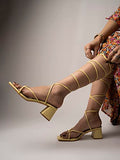 Shoetopia Women'S Mesh Sandal,Yellow,5,B0BV6WBRP5