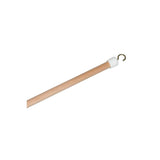 DMI Dressing Stick Wood with Metal and Vinyl Hooks, Lightweight Dressing Aid for Elderly and Handicapped, Zipper Aid, Tool for R
