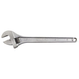 Klein Tools 50615 Adjustable Wrench, Forged Drive Wrench with High Polish Chrome Finish and Contoured Handle, 15Inch