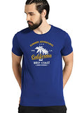Adro Summer Adventures California Mens Printed T-Shirt (Rnr-M-Cll-Rb_Royal Blue_2Xl)