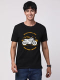 Adro Men'S Royal Bike Design Printed 100% Cotton T-Shirt - Regular Fit, Printed T-Shirts For Men (Rn24-Ryl-Bl_Black_Xl)