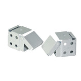 Amazing Drapery Hardware 2 Pair: 1 Mini Blind Bracket: Metal (Box Style) White