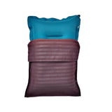 Rav MultiColor Cotton Travel Air Pillow With Soft Cotton Cover | Ideal For Bus, Train & Flight Journeys | Neck Support Pillow (