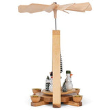 Alexander Taron Dregeno Decorative Snowmen Pyramid - 9.85' H X 7.7' W X 7.7' D